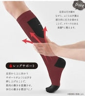 下半身デブに巨乳はいない！血流アップに育乳ソックス